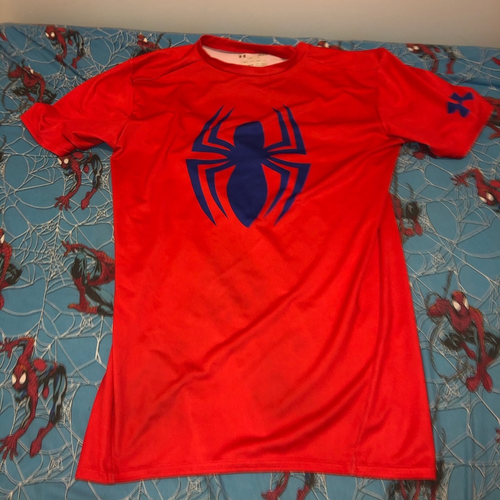 Spider man Under Amour compression shirt